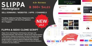 Slippa v4.2 - Domains, Website, App & Social Media Marketplace PHP Script Nulled