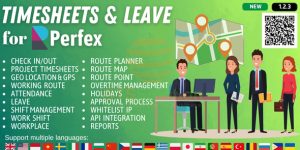 Timesheets and Leave Management v1.2.3 - Perfex CRM Addon