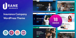 Urane v1.2 – Insurance Company & Finance WordPress Theme