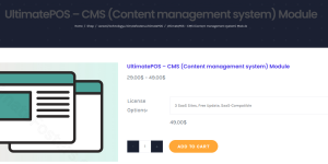 UltimatePOS - CMS (Content management system) Module v2.1
