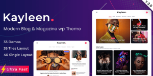 Kayleen v3.3 - Blog & Magazine WordPress Theme