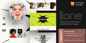 Lione v1.20.0 - Personal Portfolio for Creatives WordPress Theme