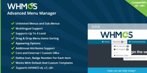 WHMCS Advanced Menu Manager v1.75.0 Download