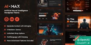 AIMAX v1.1.3 - AI Agency WordPress Theme