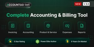 AccountGo SaaS v8.6 – Accounting and Billing Tool Nulled