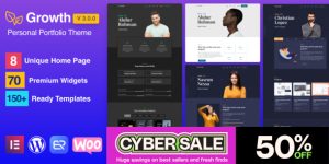 Growth v5.0.0 - Personal Portfolio Theme