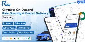 ReadyRide v3.0.1 – Complete Ride Sharing Rider & Driver Mobile Apps with Web Admin Panel | RiderShare App