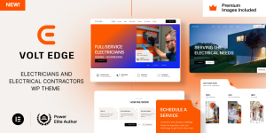 VoltEdge v5.0 – Electrician Electrical Contractor WordPress Theme