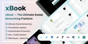 xBook v1.0.0 - Social Networking JS Script