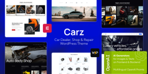 Carz v1.9.0 - Car Dealer, Shop & Repair WordPress Theme