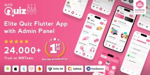 Elite Quiz v3.0.2 – Trivia Quiz | Quiz Game – Flutter Full App + Admin Panel Nulled