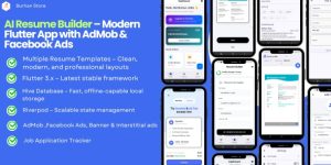 Smart Resume Creator & Job Application Tracker – Built with Flutter v1.0.0