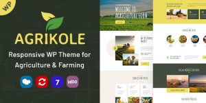 Agrikole v1.31 - Responsive WordPress Theme for Agriculture & Farming