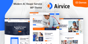 Airvice v2.0.2 - AC Repair Services WordPress Theme + RTL