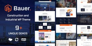 Bauer v1.35 - Construction and Industrial WordPress Theme