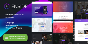 Enside v1.5.4 - Multipurpose Onepage Landing Page WordPress Theme