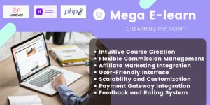 Mega E-Learn- E-Learning PHP Script 19 March 2024