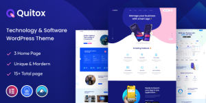 Quitox v1.0.7 – Software & IT Solutions WordPress Theme