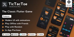 Tic Tac Toe v2.1.0 – The Classic Flutter Tic Tac Toe Game