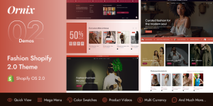 Ornix v1.0 - Fashion Shopify 2.0 Theme
