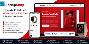 SnapShop v1.0.3 -  Ecommerce Full-stack Platform Script