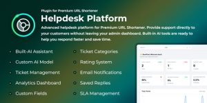 Helpdesk Platform v3.0.0 - Plugin for Premium URL Shortener