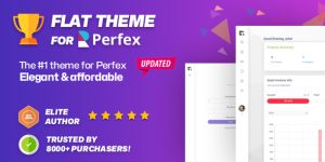Perfex CRM - Flat Theme for Admin (Backend) Interface v1.1.1