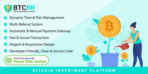 btcRR v3.0 - Bitcoin Investment Platform Nulled